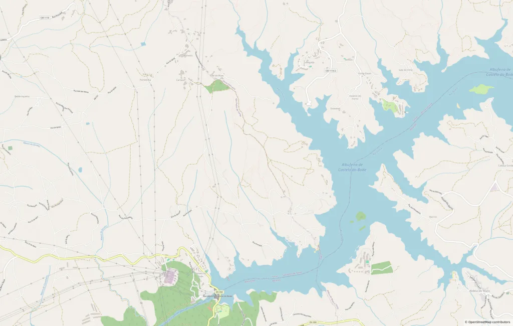 albufeira de castelo do bode